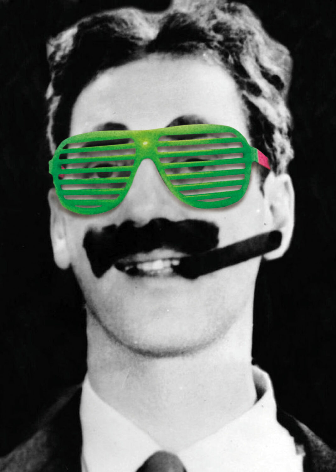 Rigid card for Morus 14. Groucho Marx.